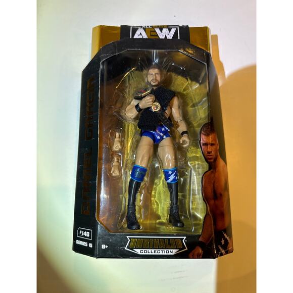 AEW Unrivaled DANIEL GARCIA Wrestling Figure Series 15 #148 ROH Title Belt MOC - Picture 3 of 8